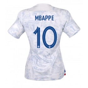 Frankrike Kylian Mbappe #10 Borta Kläder Dam VM 2022 Kortärmad
